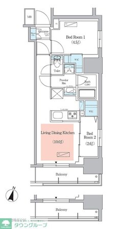 アーバネックス千代田淡路町の物件間取画像